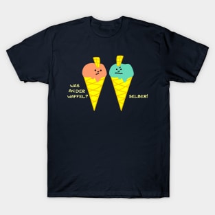 Ice cream with waffle (b) T-Shirt